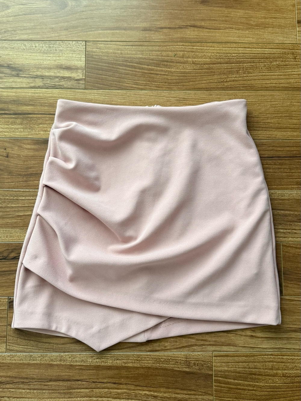 New Without Tags! Zara Pink Asymmetrical Mini Skirt - Size S